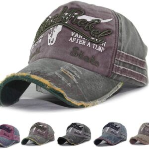 Tschechury Baseball Cap Baseball Caps, Caps, Unisex einstellbarer Retro -Baseball -Hut Freizeit -Kapital Mode Vintage Golf Sport Outdoor