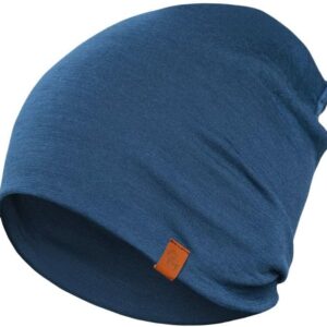 Menique Herren schläfrige Mütze warm 100% Merino Woll Skater Hut