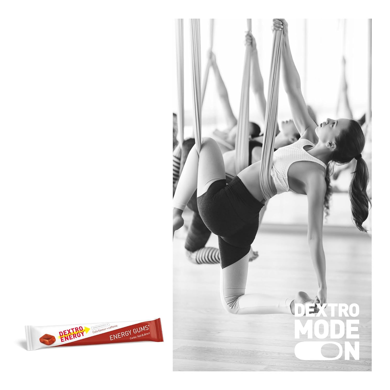 Dextro Energy Energy Gums Mixbox mit 4 köstlichen Sorten, köstliche Sportfruchtgummi für Ausdauersport - 8 x 45 g (Packung von 8) – Bild 3