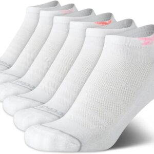 Reebok Damensocken – 6 Pack sportlich niedrig geschnittene Knöchelsocken, Größe Schuhgröße: 4-10