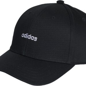 Adidas ht6355 BSBL Street Cap Unisex Erwachsener Schwarz/Weiß/Weiß -Größe OSFM