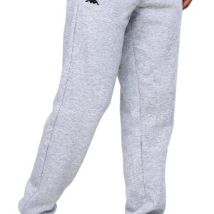 KAPPA VRODELL – Herrenjoggingboden aus Schweißstoff für Sport und Freizeit und Fitness; Bund mit Kordelstring; in Farben grau, schwarz und in Größen S, M, L, XL, XXL und XXXL