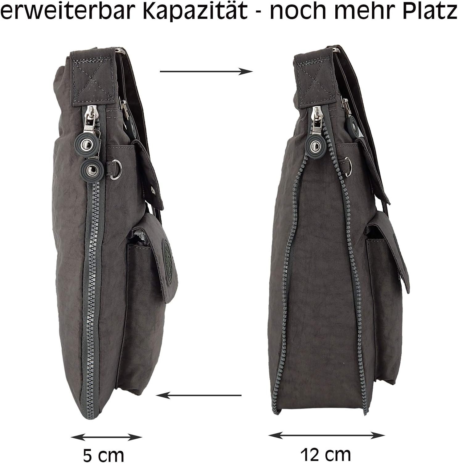Ekavale Leichtes Frauenumhängetasche - Praktische Crossbody -Handtasche mit mehreren Fächern - Umhängetasche Wasserabweisende Frauenbeutel – Bild 3