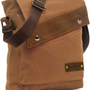 Sechunk Canvas Umhängetaschen Crossbody Messenger Daypack für Männer und Frauen