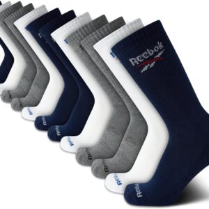 Reebok 10 Pack Herren Feuchtigkeitskontrolle sportliche Socken