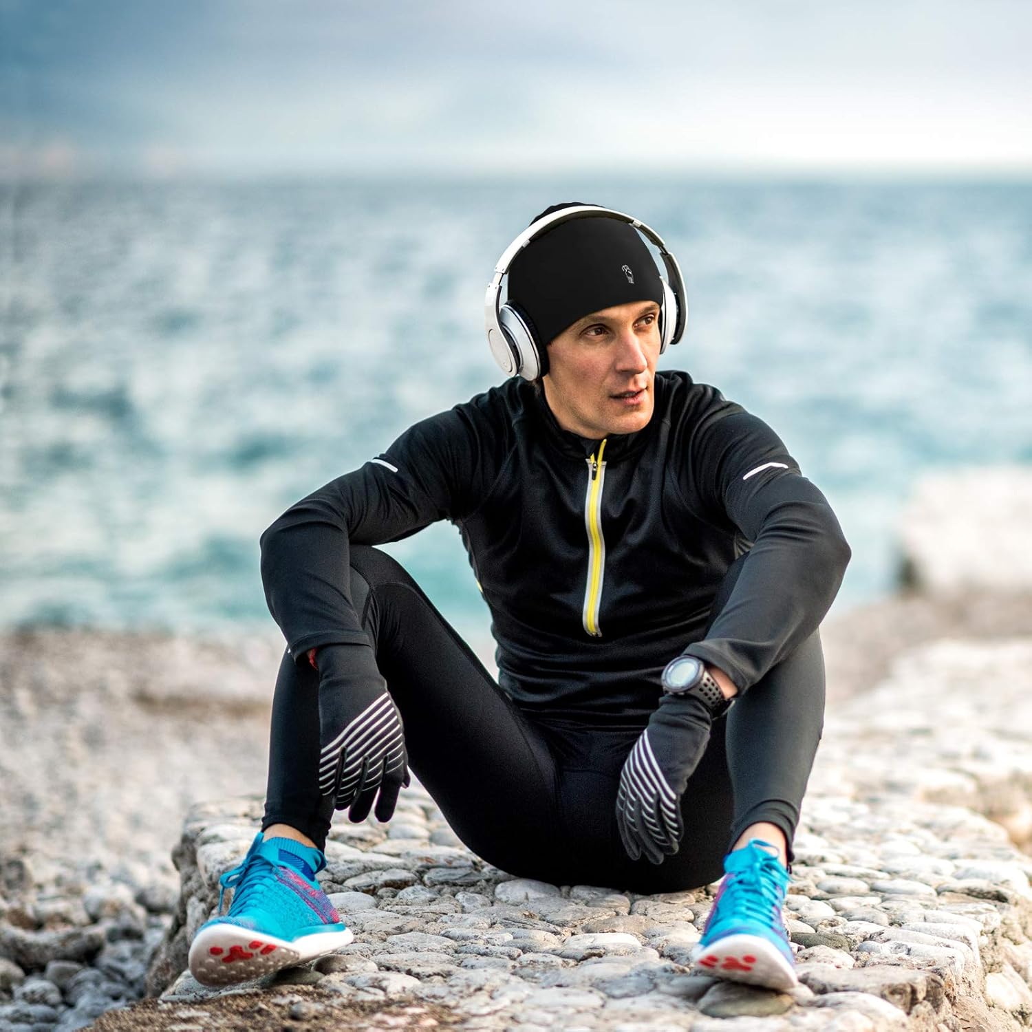 Alpidex Running Hut Sport Hut One Size Running Hut funktionaler Hut für Männer und Frauen – Bild 5