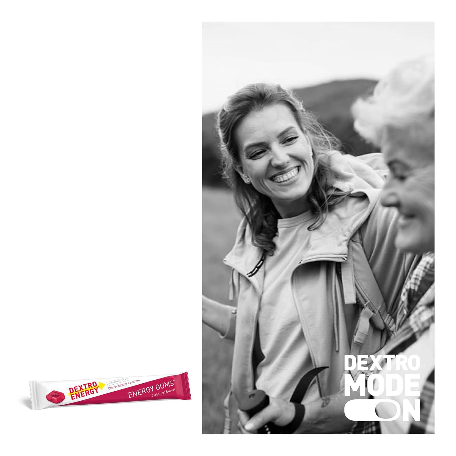 Dextro Energy Energy Gums Mixbox mit 4 köstlichen Sorten, köstliche Sportfruchtgummi für Ausdauersport - 8 x 45 g (Packung von 8) – Bild 4