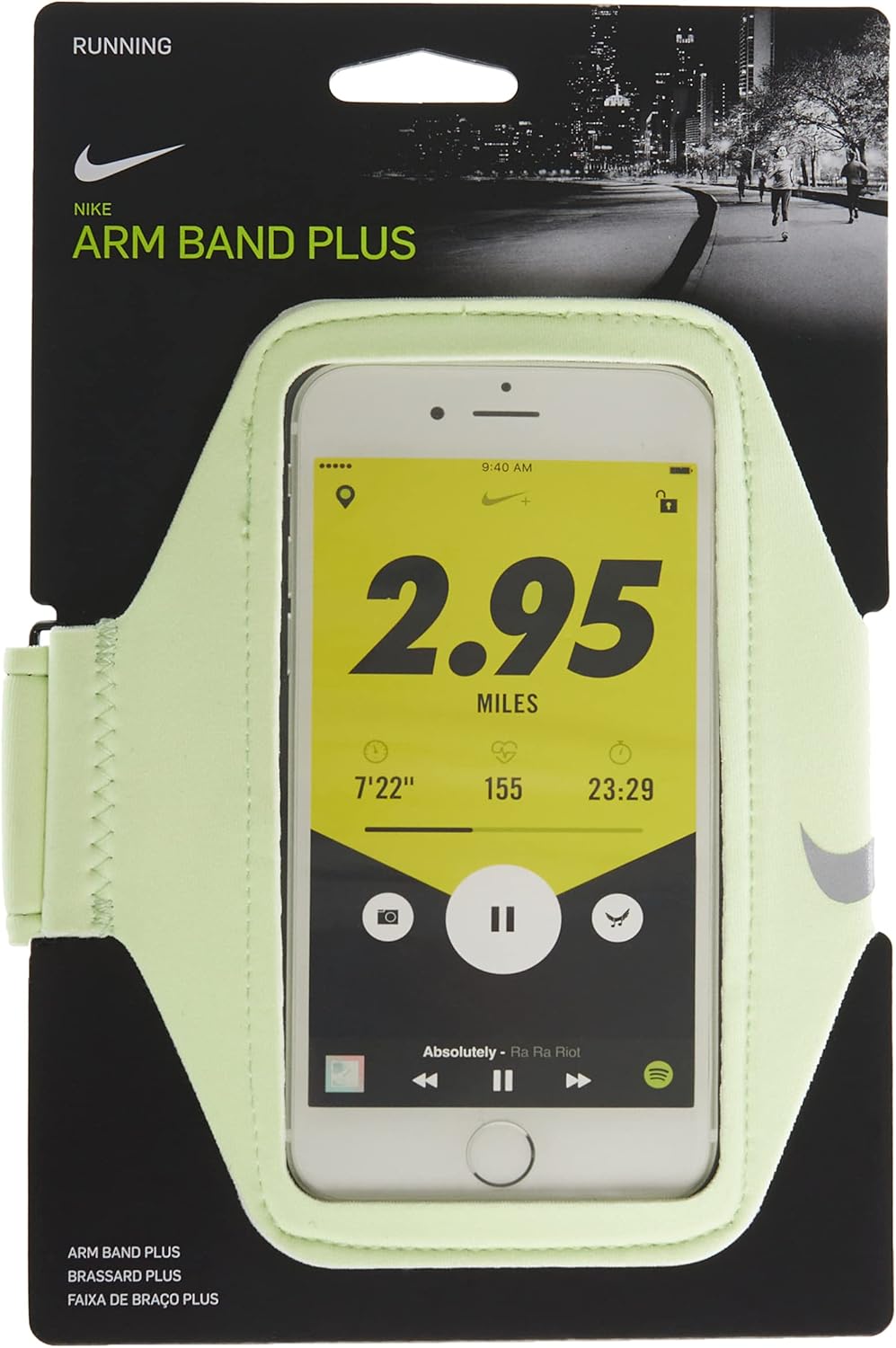 Nike Unisex - Erwachsener Oberes Armband, Schwarz/Silber