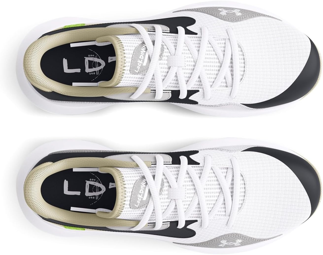 Under Armour Unisex UA Lockdown 7 niedrige Basketballschuhe – Bild 4