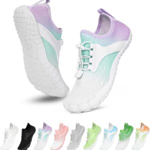 Bibholy Barfußschuhe, Frauen- und Herrenbadeschuhe, schnell trocknende Wasserschuhe, atmungsaktive Schwimmschuhe, Surfschuhe ohne Rutsch, Unisex Strandschuhe für Strandwandern