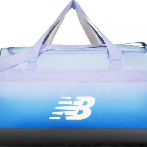 Neues Gleichgewicht Duffel -Tasche, mittelgroßes Fitness -Reise -Gepäck mit Traggriffen und verstellbarer Schultergurt, hellblau, mittelgroße Reisetasche mit Traggraden und verstellbarem Schultergurt
