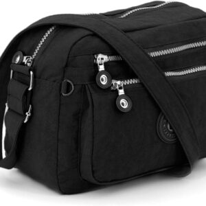 Ekavale – Kleine Umhängetasche aus wasserabweisender Nylon – Handtasche für Frauen und Mädchen – Crossbody -Tasche – Leichte Umhängetasche