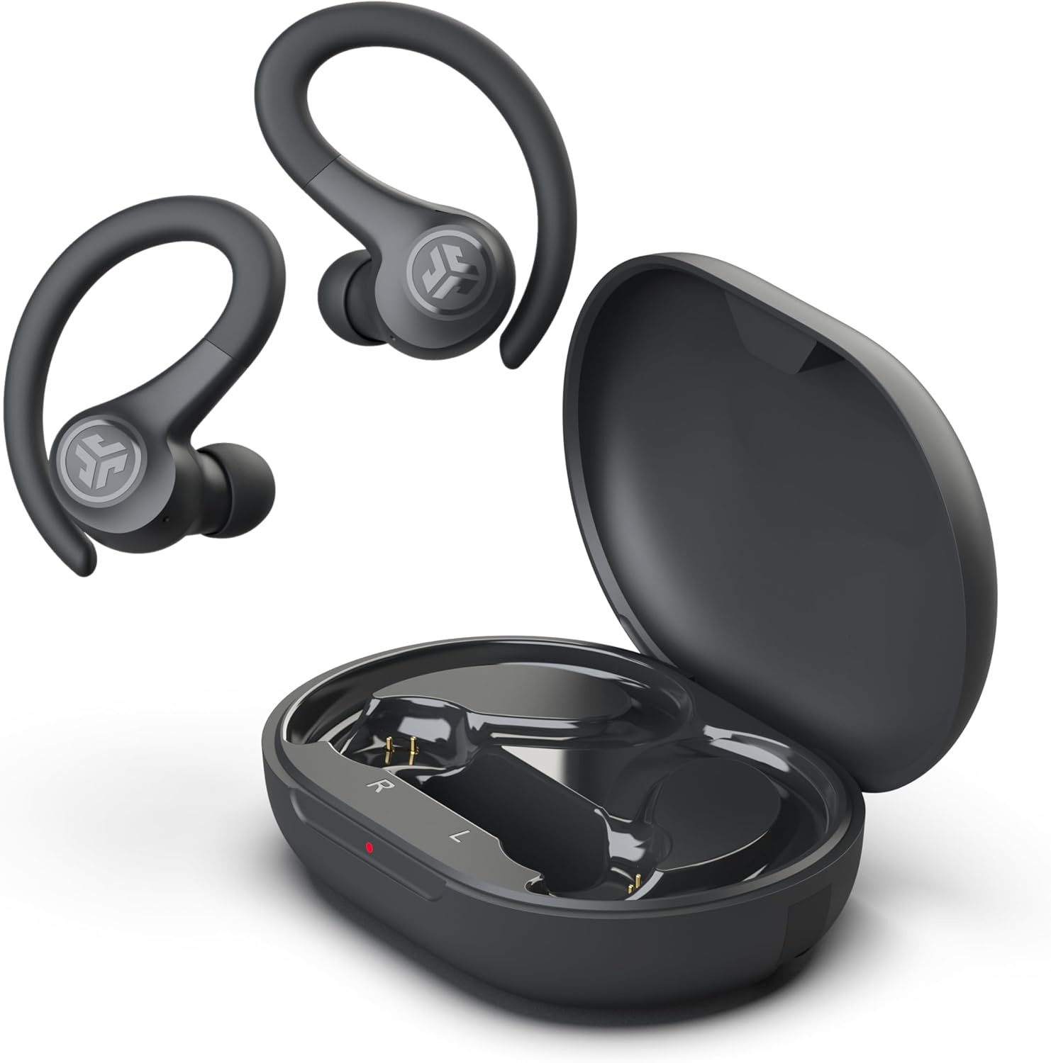 JLAB Go Air Sport+ Bluetooth-Kopfhörer, Sportkopfhörer über 35 Stunden, echte drahtlose In-Ear-Kopfhörer für Läufer, Joggen, IP55-Schweißbeständig, USB-C-Ladungskoffer, Bedenken Sie den Modus, Graphite, Graphite, Graphite, Graphite, Graphite – Bild 7