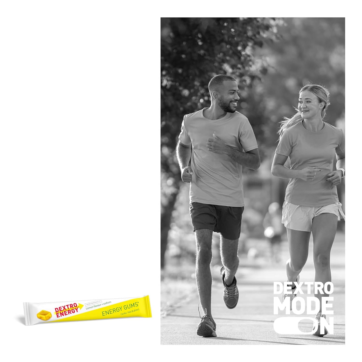 Dextro Energy Energy Gums Mixbox mit 4 köstlichen Sorten, köstliche Sportfruchtgummi für Ausdauersport - 8 x 45 g (Packung von 8) – Bild 5