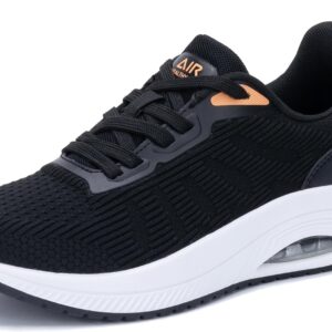 Goobon Wanderschuhe Frauenbogen Unterstützung Orthopädische Schuhe Plantar Fasciitis Laufschuhe bequeme atmungsaktive Sportschuhe mit Luftkissen für flache Füße Linderung Fuß Schmerzen 36-42.5 EU