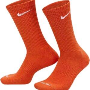 Nike Everyday Plus Socken, 3 Paare, farbig, SX6888-966, M 38-42, Rot Orange Blau, M, Rot Orange Blau