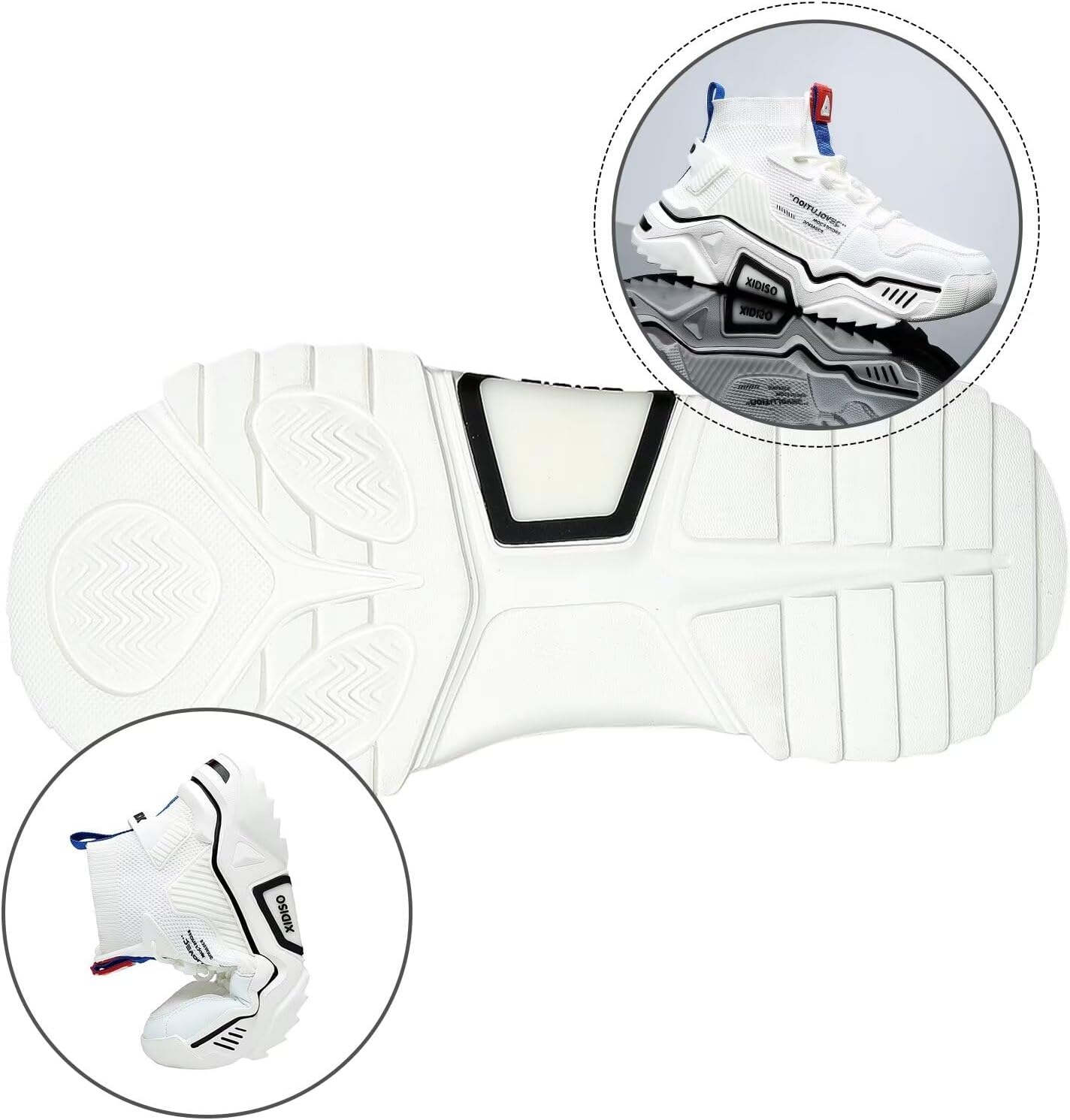 Sannax Herren Fashion Trainer, High Top Trainer – Bild 5