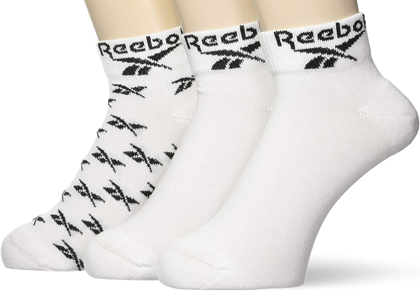 Reebok unisex cl Fo -Knöchelsocken 3 Paare – Bild 4