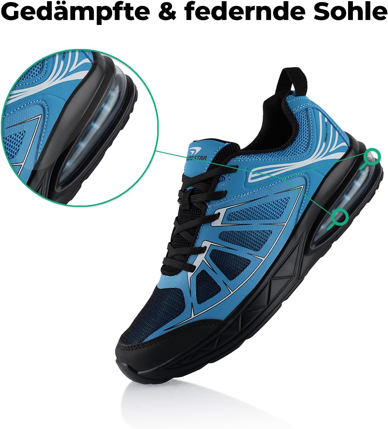 FUSSKEIDUNG® Frauen -Sportschuhe für Frauen -Sportschuhe leichte Laufschuhe leichte Laufschuhe – Bild 3