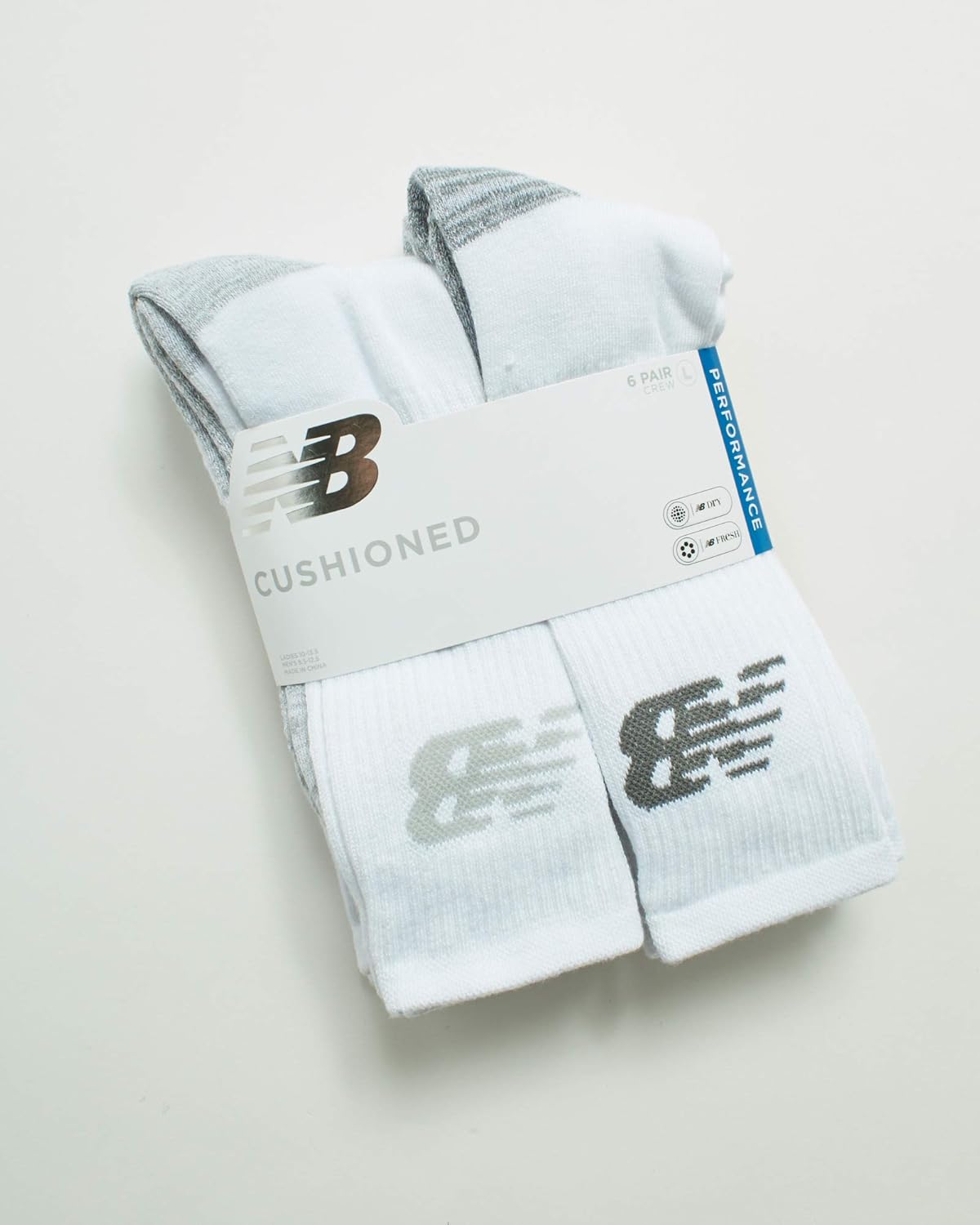 Neue Balance -Socken für Männer - Leistung gepolstert mit mittlerer Kälte Althletic Crew Socken (6) – Bild 2