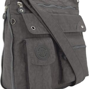 Ekavale Leichtes Frauenumhängetasche – Praktische Crossbody -Handtasche mit mehreren Fächern – Umhängetasche Wasserabweisende Frauenbeutel