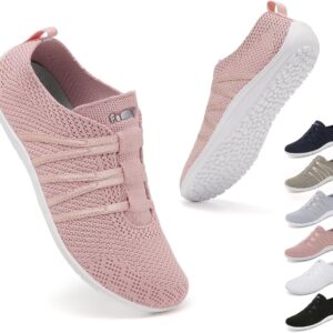 Geweo Barefoot-Schuhe, Frauen-/Männer-Laufschuhe, Trainer, bequeme Ausrutscher, leichte, atmungsaktive Fitnessschuhe, Straßenschuhe, weiche, rutschfein