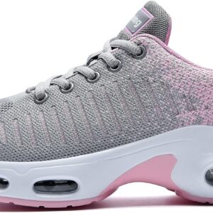 M Magper Air Running Schuhe Frauenbogen unterstützen Sportschuhe mit Luftkissen -Trainern schockdes Tennisschuhe Leichte atmungsaktive Joggingschuhe bequeme Wanderschuhe