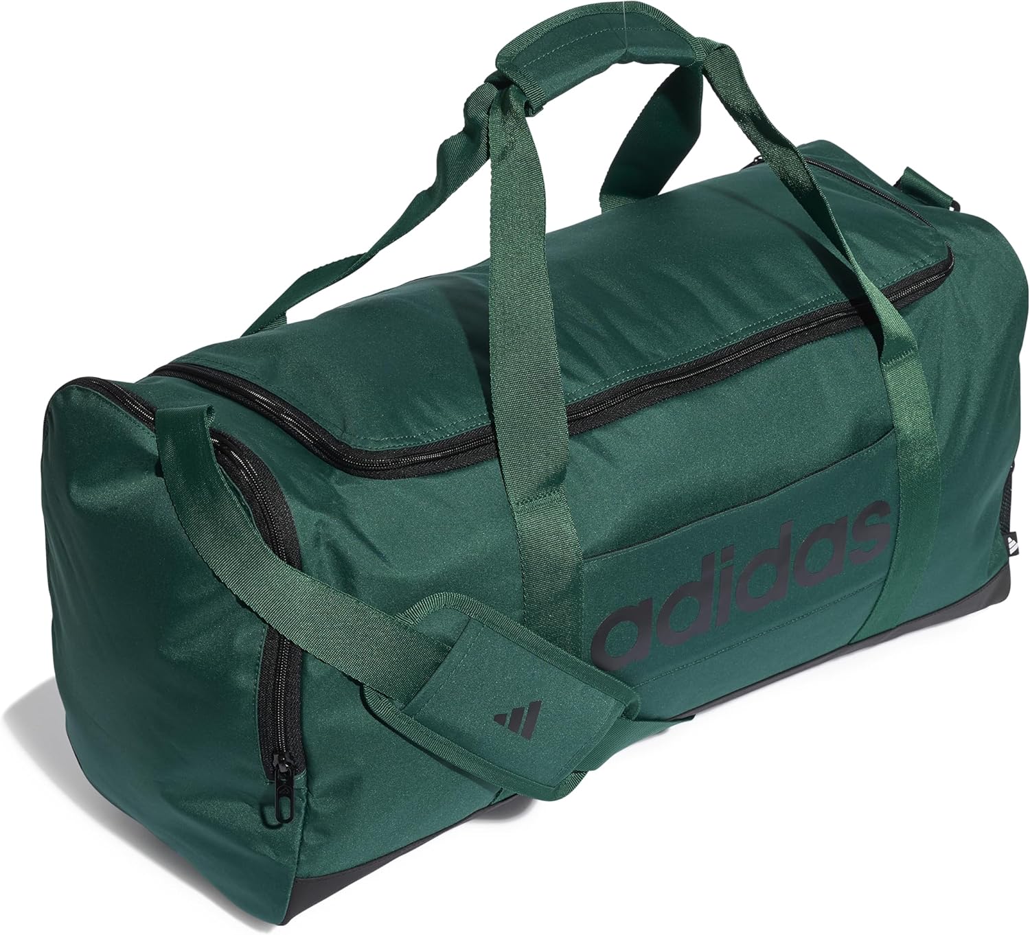 adidas linear duffel m cgreen/schwarz – Bild 3