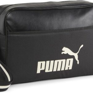 Puma Campus Reporter M, Unisex -Umhängetasche für Erwachsene, Puma Black, OSFA –