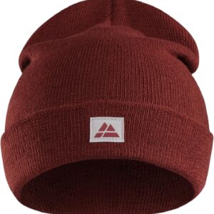 Dänischer Ausdauerklassiker Beanie aus recyceltem Polyester für Männer und Frauen, klassischer Unisex -Hut, weich, dehnbar, nachhaltig.