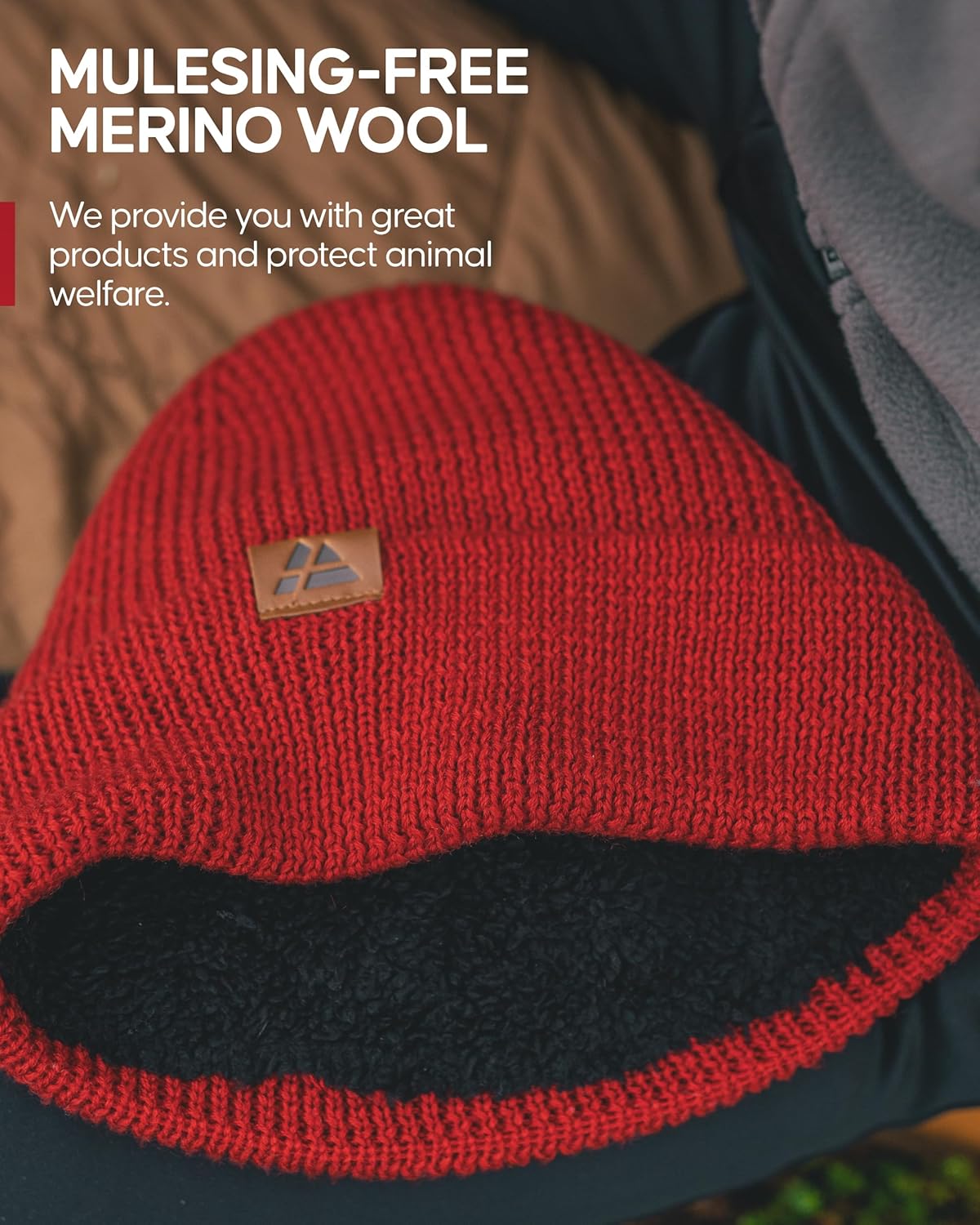 Dänischer Ausdauer Merinohut mit Vlies, weicher Wollhut, dehnbar und komfortabel, Unisex, Mütze für Männer und Frauen – Bild 5