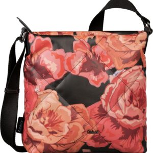 Gabor Bags Natali Frauen Umhängetasche Crossbody Body Medium Black, Blume Schwarz