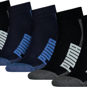 Puma Unisex BWT gepolsterte Viertelsocken (Packung von 5)