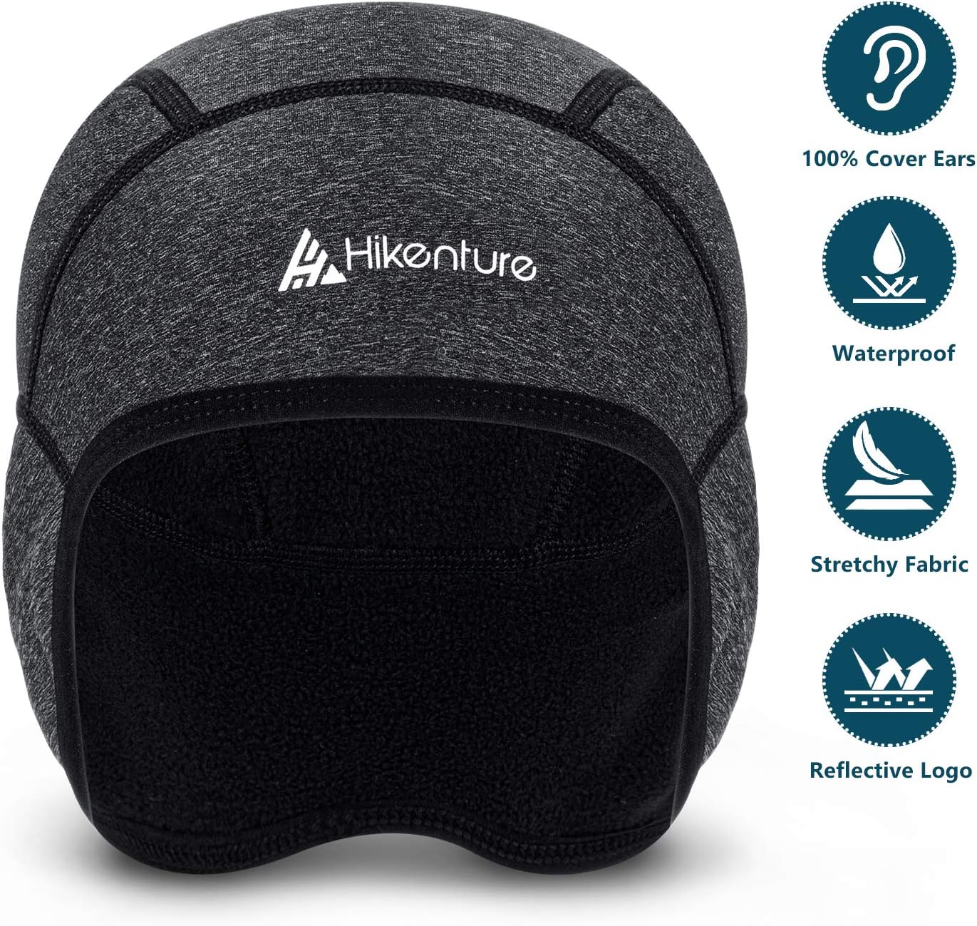 Hikentur Winter Hat Windproof Cycling Hat Winter Warm Bike Cap Helmet Base Hat Men/Women for Cycling Helmet Ski Helmet Climbing Helmet Sports Hat for Cycling Skiing Running Outdoor. – Bild 2