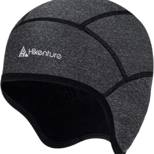 Hikentur Winter Hat Windproof Cycling Hat Winter Warm Bike Cap Helmet Base Hat Men/Women for Cycling Helmet Ski Helmet Climbing Helmet Sports Hat for Cycling Skiing Running Outdoor.