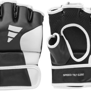 adidas MMA Speed ​​Neigung G250 Boxhandschuhe Größe S Sparring -Trainingschuhe Schwarz/Weiß
