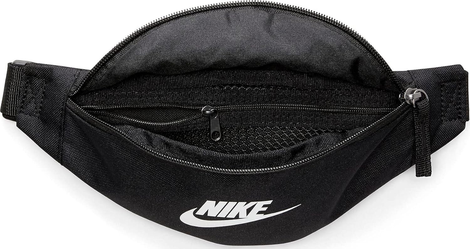 Nike Unisex Heritage G -Taschen, Schwarz/Weiß, eine Größe EU – Bild 4