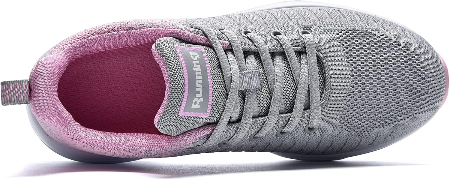 M Magper Air Running Schuhe Frauenbogen unterstützen Sportschuhe mit Luftkissen -Trainern schockdes Tennisschuhe Leichte atmungsaktive Joggingschuhe bequeme Wanderschuhe – Bild 5