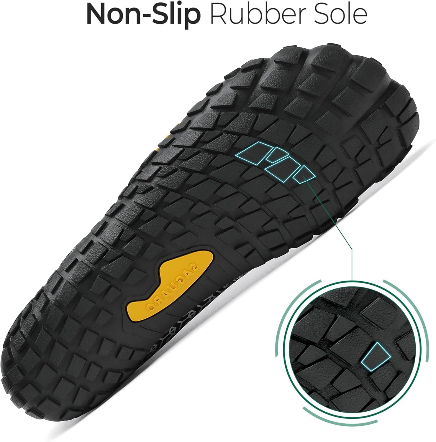 Saguaro unisex barefoot schuh Männer Frauen Trail-Laufschuhe atmungsaktive Nicht-Schlupf-Laufschuhe mit Null-Drop Solhe Größe 36-48 – Bild 6