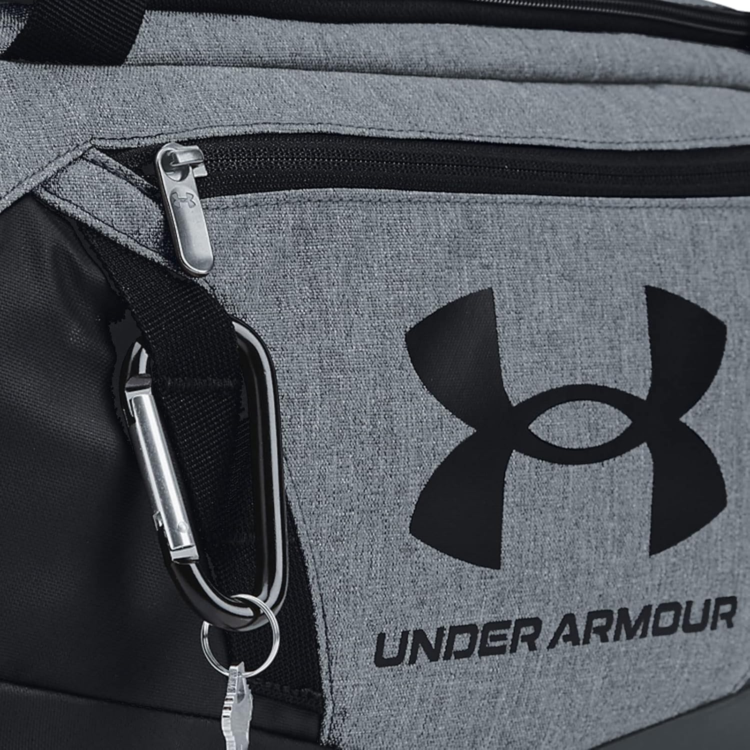 Under Armour Underible Duffel 5.0 Sports Bag Umhängetasche XS 23L Farbe: Grau Artikel: -012 Heather Grau/Schwarz, Grau – Bild 3