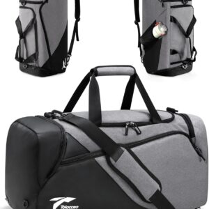 Tolacacea 47L Sporttasche Großer Sportsack -Rucksack mit Schuhfachfonds Wet -Abteil Week