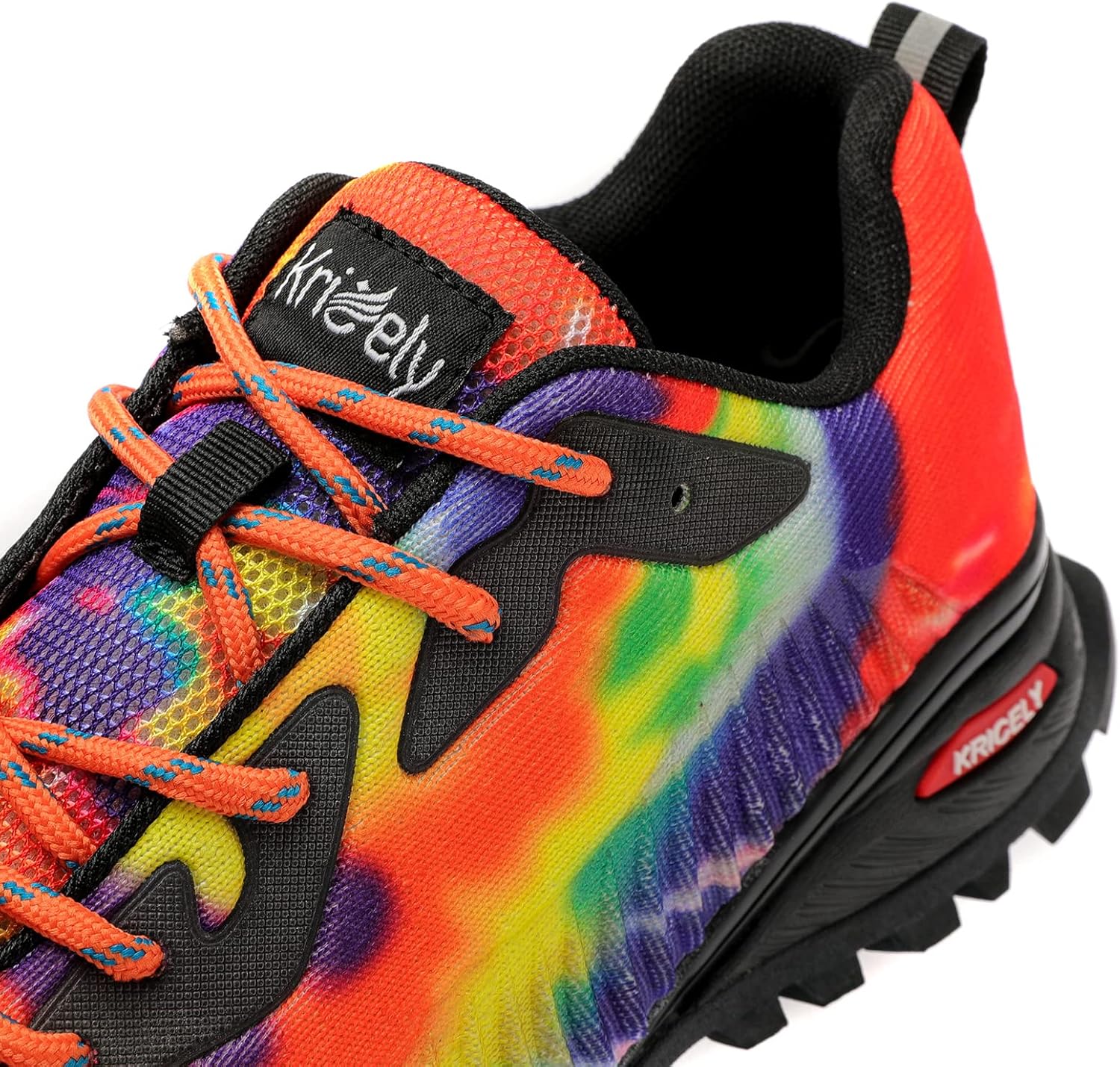 Kricely Herren-Trail-Laufschuhe, leichte, atmungsaktive Wanderstiefel, nicht rutschende Laufschuhe, Fitness im Freien und Straßenlaufschuhe – Bild 7