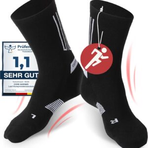 Core Gorimo – Komprimierung Laufsocken – Anti -Blisters -Schutz – Komprimierungssocken für Männer und Frauen für Laufen, Laufen und Sport