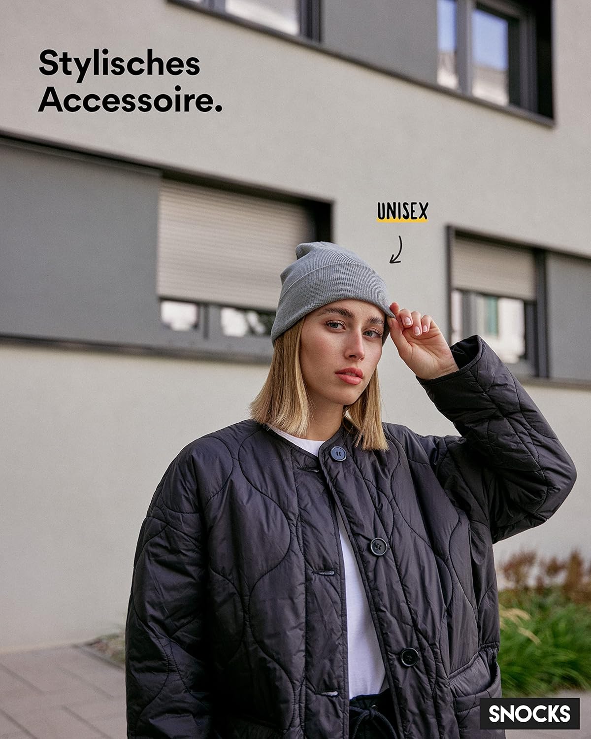 Snocks Unisex Mütze aus recyceltem Polyesterhut für Männer und Frauen – Bild 7