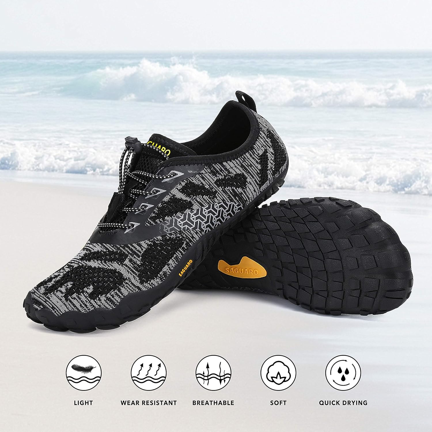 Saguaro unisex barefoot schuh Männer Frauen Trail-Laufschuhe atmungsaktive Nicht-Schlupf-Laufschuhe mit Null-Drop Solhe Größe 36-48 – Bild 7