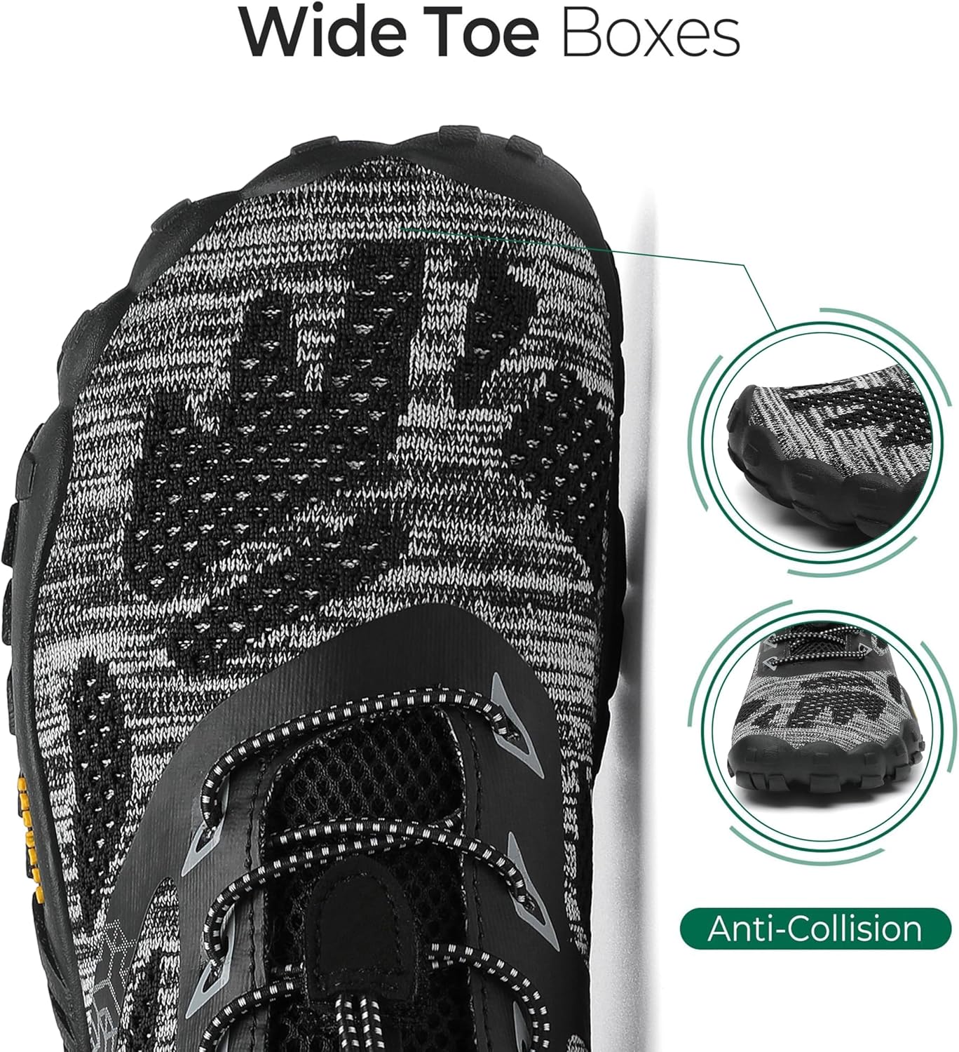 Saguaro unisex barefoot schuh Männer Frauen Trail-Laufschuhe atmungsaktive Nicht-Schlupf-Laufschuhe mit Null-Drop Solhe Größe 36-48 – Bild 3