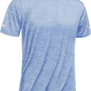 Tacvasen Herren-Molch-Sport-T-Shirts kurzärmelig Schnelltrocknungs-Hemden funktionaler Hemden Sporthemd mit reflektierenden Streifen