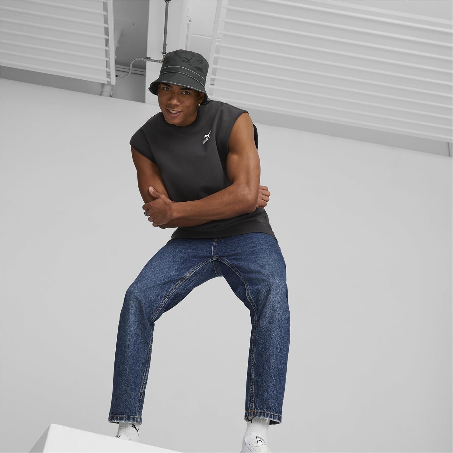 Puma Unisex Prime Classic Bucket Hut, Puma schwarz – Bild 4