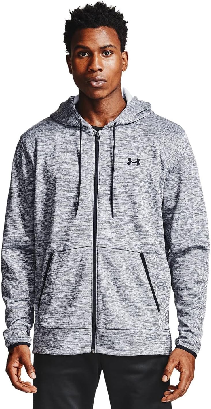 Under Armour Herren Rüstung Fleece Fz Hoodie Sweatshirt, Grey, s – Bild 3