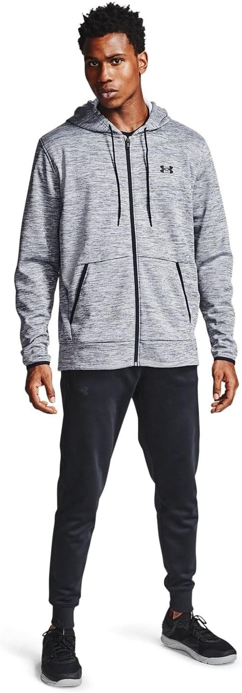 Under Armour Herren Rüstung Fleece Fz Hoodie Sweatshirt, Grey, s – Bild 6